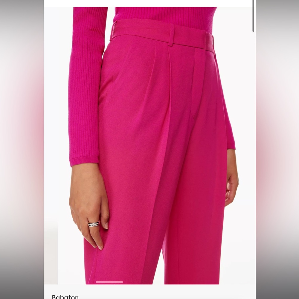 BABATON Vogue Pant - SOLD OUT ONLINE - Size 6 hot pink // hot pants. Never worn